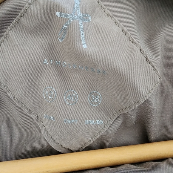 Primark Atmosphere Hooded Anorak Jacket in Olive Green Size UK 12 - Picture 9 of 11